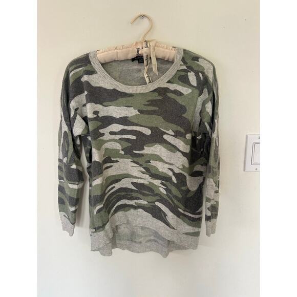 Acrobat Sweaters - Acrobat Camo Wool/Cashmere Mix Sweater Xs/s